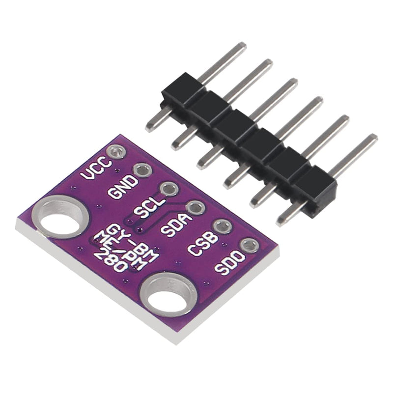 AITIAO 10Pcs BMP280 3.3V Atmospheric Pressure Sensor Module High Precision Digital Atmospheric Barometric Pressure Sensor GY-BMP280-3.3 Temperature Sensor Module for Arduino