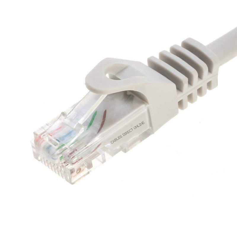 Cables Direct Online Snagless Cat5e Ethernet Network Patch Cable Gray 50 Feet 50ft
