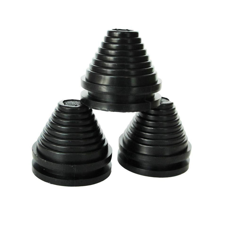 6PCS Firewall Plug Grommet Synthetic Rubber Grommets Wire Protection, Hole Grommets 1" ID 1.18" Drill Hole