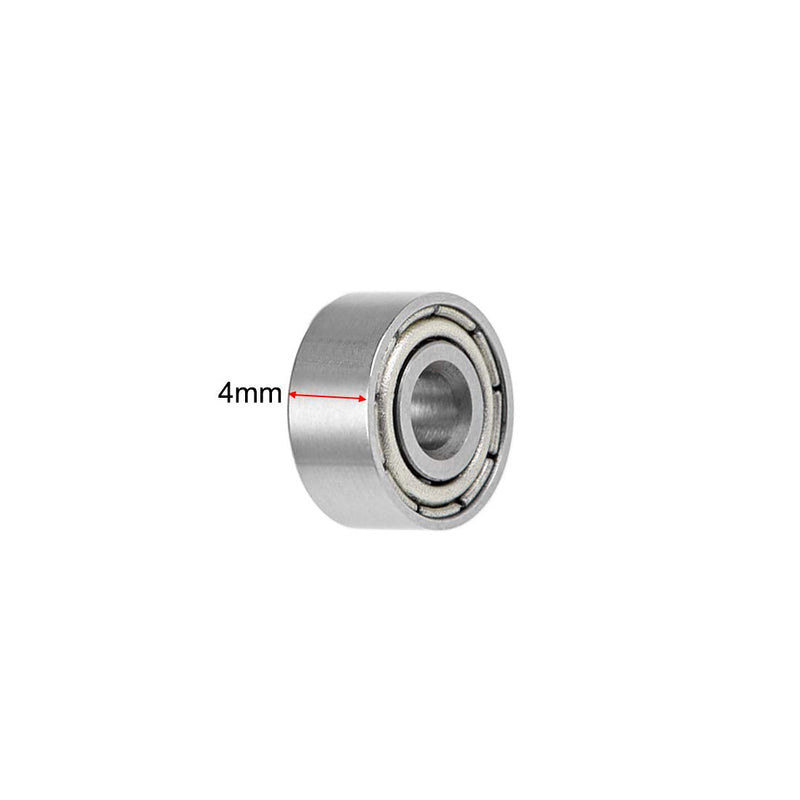 uxcell MR93ZZ Deep Groove Ball Bearings 3mm Inner Dia 9mm OD 4mm Bore Double Shielded Chrome Steel Z2 5pcs