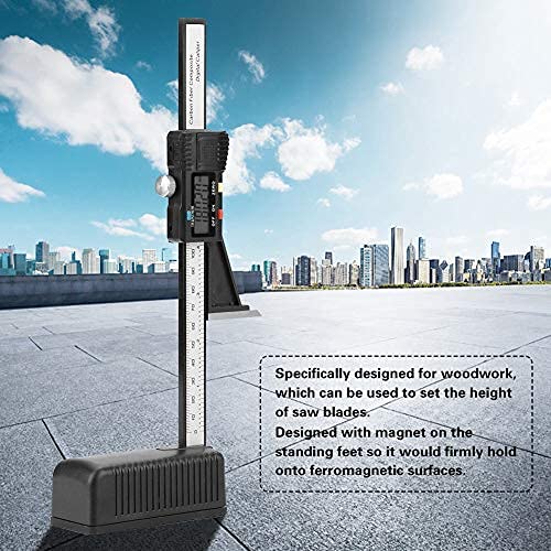 0-150mm Digital Display Height Gauge High Precision Depth Aperture INC/ABS with Magnetic Self Standing Feet