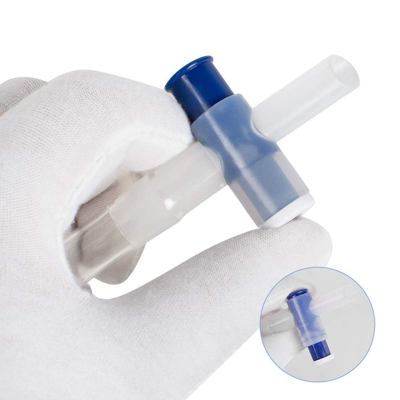 Careshine 2000ml Urine Replacement Collector Urinary Drainage Bag with Anti-Reflux Chamber (5 Pack)