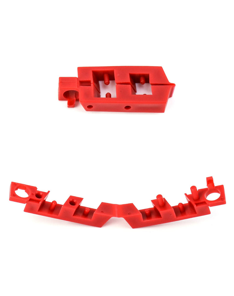 QWORK Circuit Breaker Lockout, 4 Pack, Snap-on Breaker Lock Out Device, Red