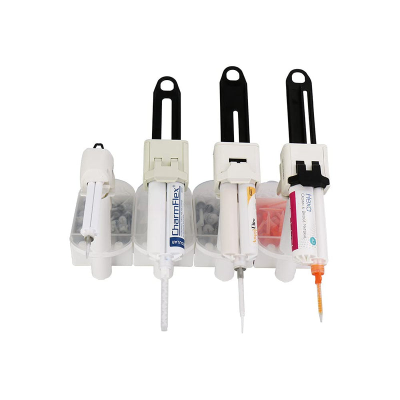 Holder for Dental Impression Dispenser Gun/Dental Mixing Tip/Dental Intra-Oral Tips Organizer