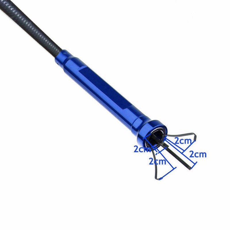 Telescopic inspection mirror with LED lights. The claw magnetic pickup has LED lights. Combination tool set. Easy to observe and grab the items in the gap.