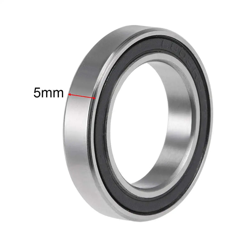 uxcell 6803-2RS Deep Groove Ball Bearing 17x26x5mm Double Sealed ABEC-3 Bearings 2-Pack