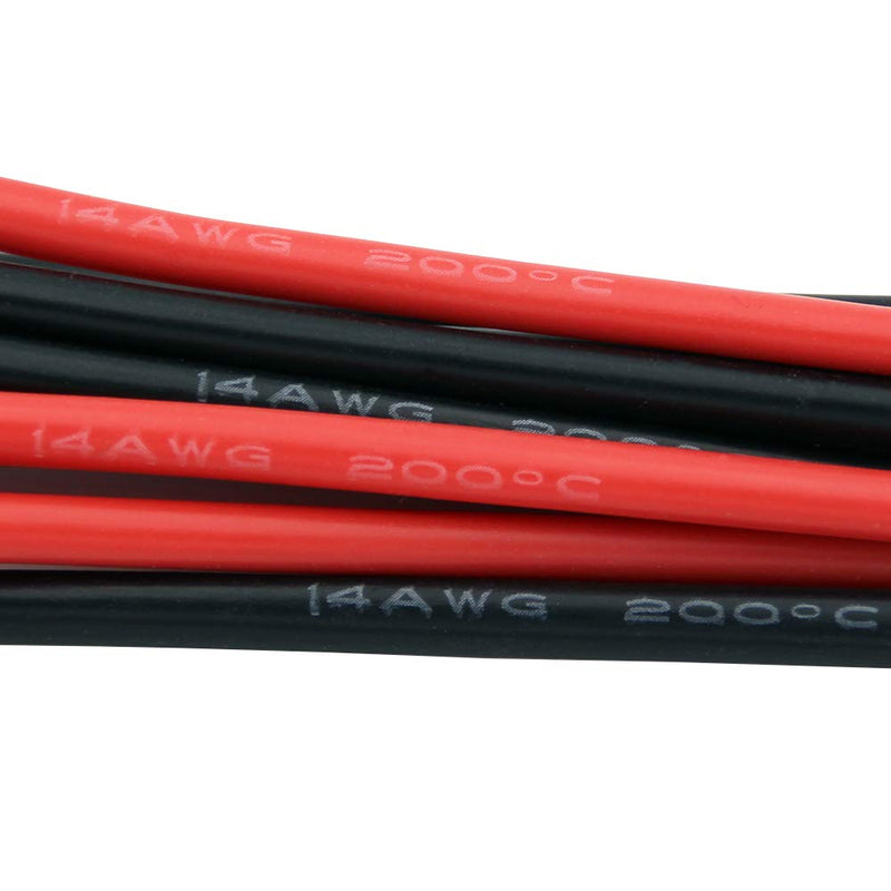 5pcs EC3 Style Female Connectors Adapters Cable with 10cm 14awg Silicone Wire(BDHI-23)