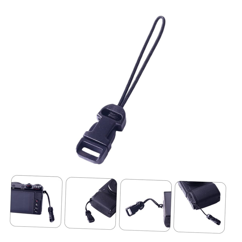 CALLARON 8pcs Camera Buckle Hitch Adapter Design Anchor Links Easy Release Camera Strap Designs Quick Release Camera Buckle Clip Adapter for Strap Quick Release Buckle Strap Clip Slr Black