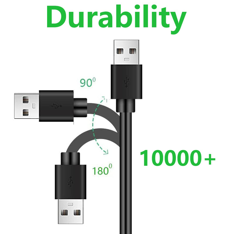 Replacement Mini USB Charger Cord Compatible with Texas-Instruments TI-84 Plus CE Graphing, TI-84 Plus/C Silver Edition, TI 89 Titanium, TI-Nspire CX/CX CAS Calculators (3.3FT) 3.3FT
