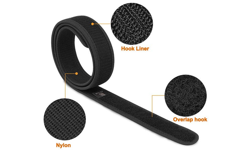 KRYDEX Hook Liner Inner Belt for Duty Belt 1.5" Tactcial Inner Belt Black XXL:(44‚Äù ‚Äì 48‚Äù)