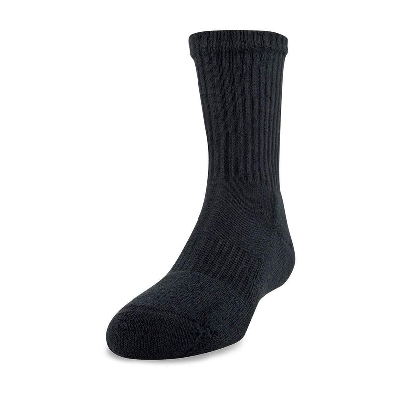Under Armour Adult Cotton Crew Socks, 6-Pairs , Black/Gray , Medium