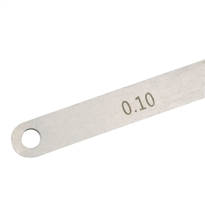 Feeler Gauge PZRT 2pcs 0.1mm and 2pcs 0.2mm Metric Thickness Feeler Gauge Gap Measuring Tool Metric Filler Thickness Gage Measurement Tool