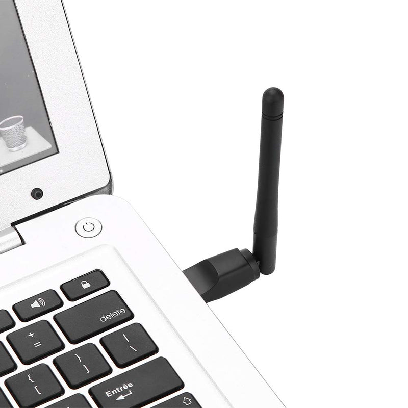 150Mbps Wireless USB WiFi Adapter 64/128/152-digit WEP Encryption Wireless Network Card for XPVISTAWIN7WIN8WIN10,Linux etc.