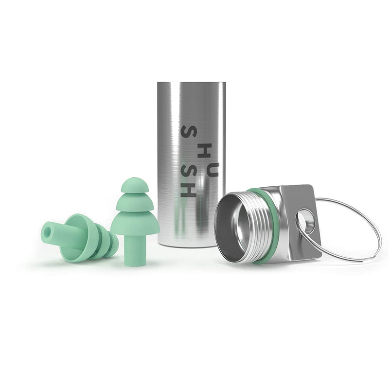 Work Ear Plugs - Shush Worker - Reusable Filter - Prevent Occupational Hearing Loss - High Performance Hearing Protection with Ceramic Filter - for All Ear Sizes