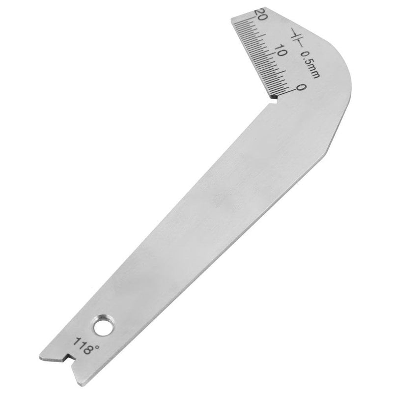 3Pcs/Set Drill Bits Angle Gauge Dirll Sharpener Tools S/S Inspection Angle Gage