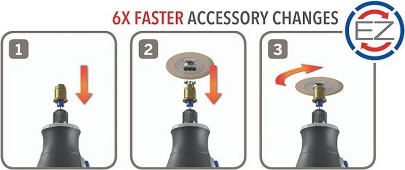 Dremel SpeedClic SC456B metal cutting discs, accessory set with 12 cutting discs for cutting metal pipes, hardened steel, copper, drywall panels and much more Dremel SpeedClic SC456B Single