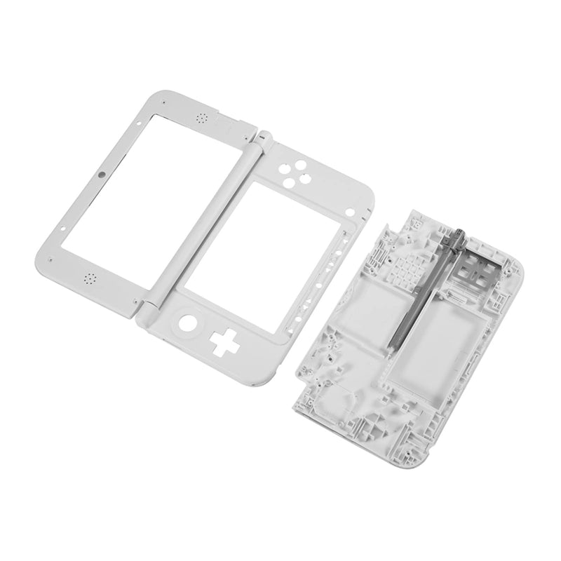 Replecement Case for Nintendo 3DS LL, Full Housing Case Cover Shell Repair Parts Complete Replacement Kit for Nintendo 3DS XL White