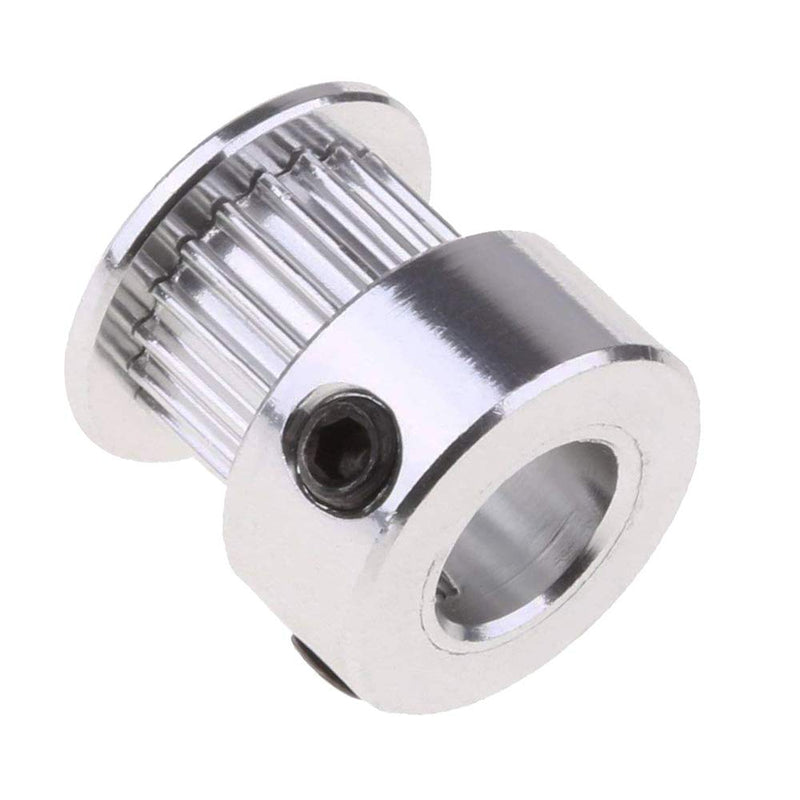 Saiper GT2 Timing Belt Pulley 20 Teeth Bore 8mm(5pcs), Aluminum Synchronous Wheel for 3D Printer 20T-B8