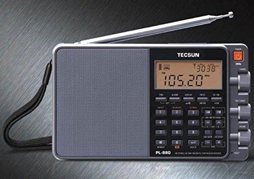 Tecsun PL Seies Radio Stainless Steel Replacement Telescopic Antenna for Tecsun PL880,PL660,PL390,PL398,PL398BT, Radios