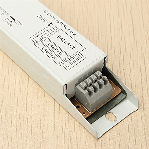 LaDicha Ac 220-240V 2X36W Wide Voltage T8 Electronic Ballast Fluorescent Lamp Balla