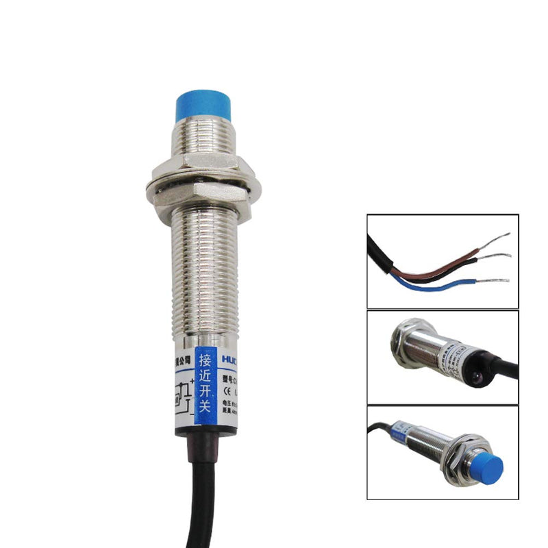 Twidec /M12 Approach Sensor Inductive Proximity Switch NPN NO DC 6-36V, 4mm Detecting Distance LJ12A3-4-Z/BX