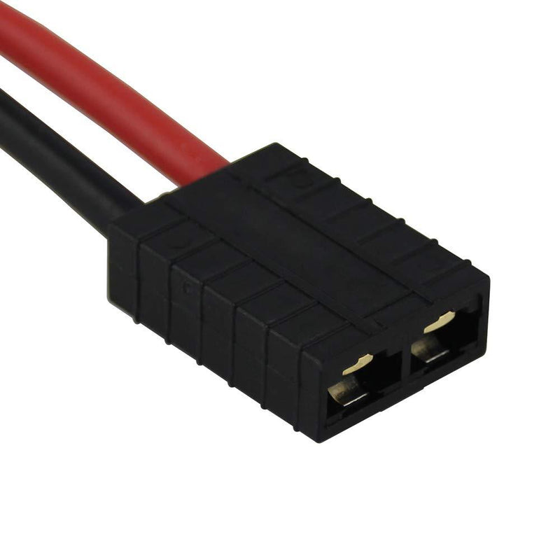 OliYin 3pcs Compatible with TRX Female to Tamiya Male Connector Adapter Cable 14awg 5cm 1.96in for NiCd NiMH Dynamite(Pack of 3)