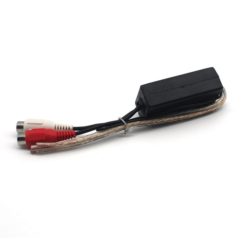MOTONG Speaker to Female RCA High to Low Line Output Converter for Car/Home Audio
