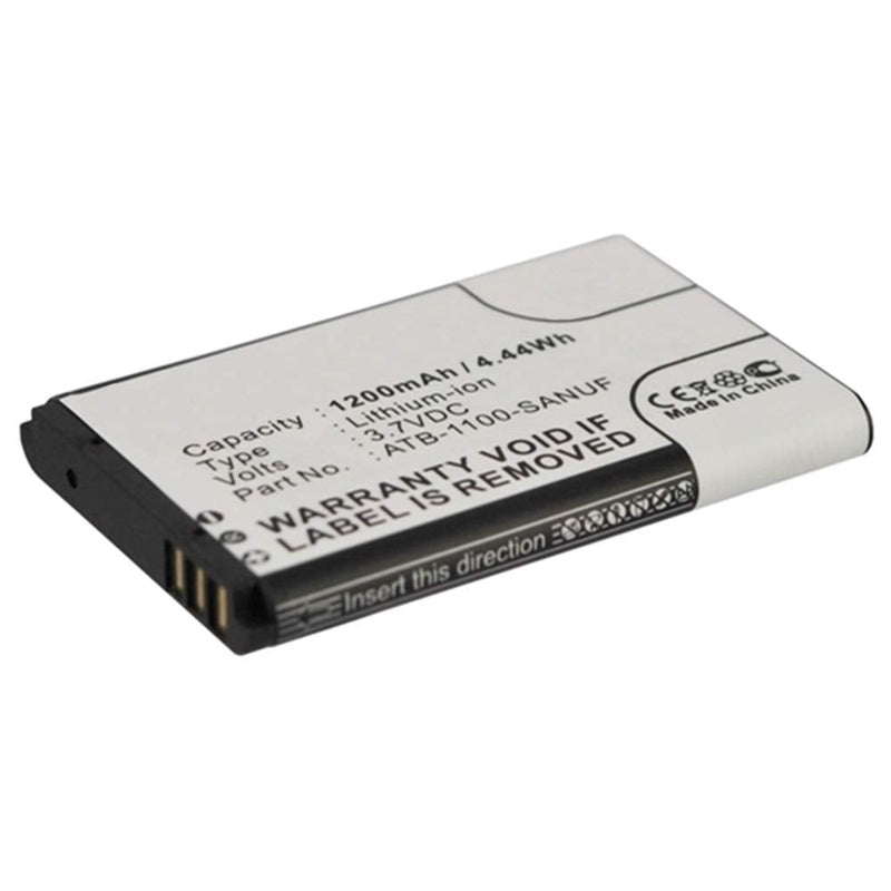 MPF Products 1200mAh High Capacity 41-500012-13, ATB-1100-SANUF Battery Replacement Compatible with RTI Pro, Pro24.i, Pro24.r, Pro24.r v2, Pro24.z Remote Control
