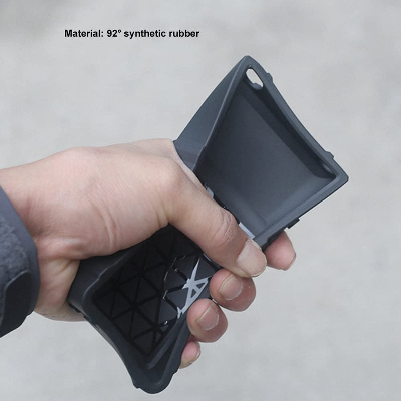 FATBEAR Rugged Shockproof Armor Protective Shell Skin Case Cover for Sony Walkman NW-ZX700 NW-ZX706 NW-ZX707 (Black) Black