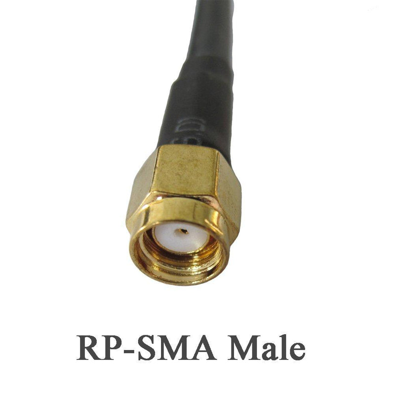 bestkong 3 feet SMA Male Plug to RP-SMA Male RF Pigtail Jumper Caxial Cable RG58 1m