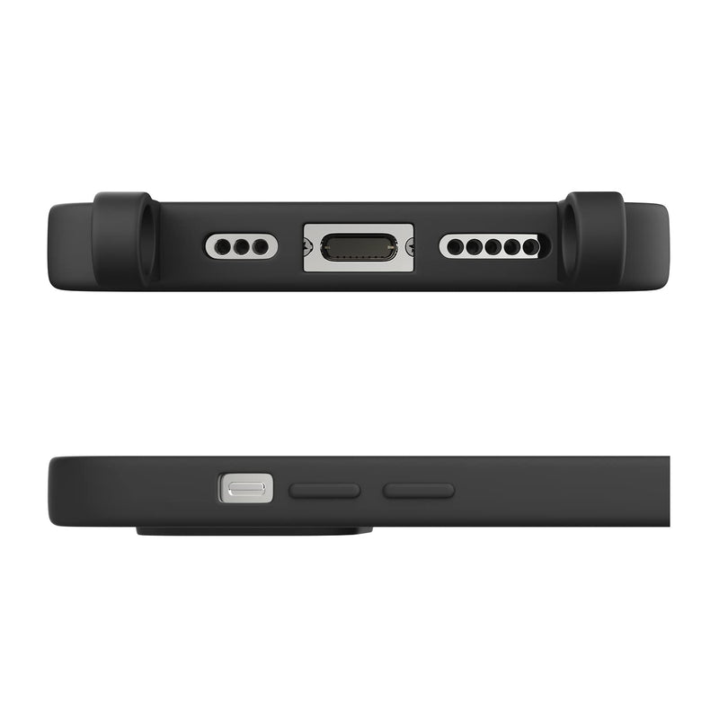 ZTOFERA Crossbody Case for iPhone 14 Pro with Lanyard Strap Adjustable Rope Liquid Silicone Soft Cover for iPhone 14 Pro 6.1 inch-Black Black