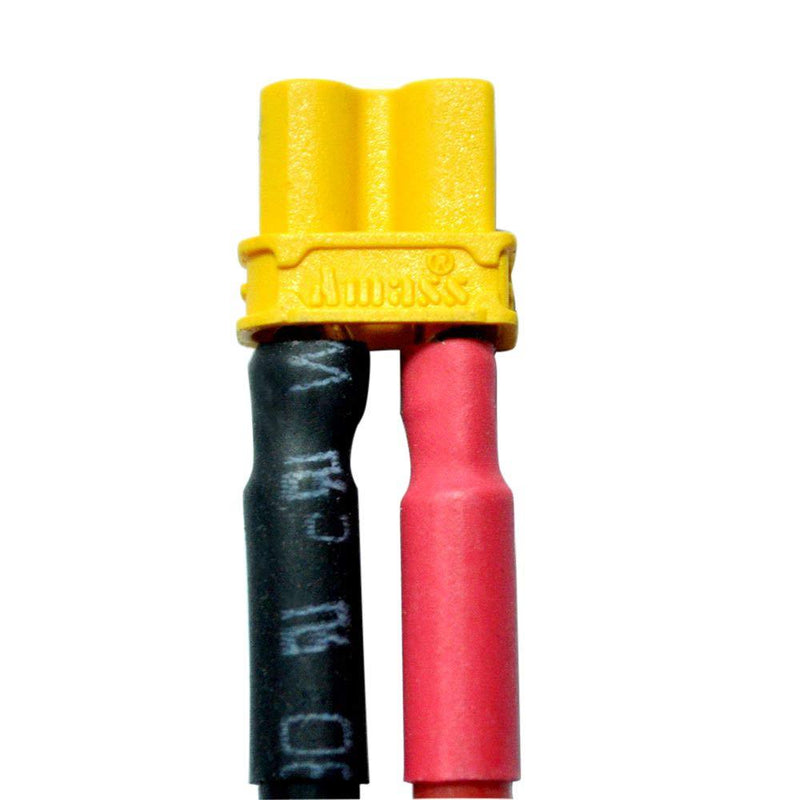 2 Pairs Amass XT30U XT30 Male and Female Connector with 150mm 14awg Silicone Wire for RC Lipo Battery 2 Pairs Amass XT30U