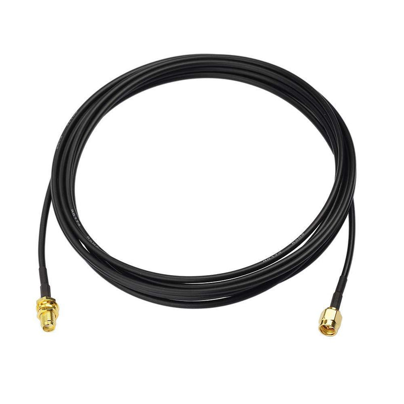 Bingfu SMA Male to SMA Female Bulkhead Mount RG174 Antenna Extension Cable 3m 10 feet (2-Pack) Compatible with 4G LTE Router Gateway Modem Mobile Cellular Receiver 3m / 10 feet