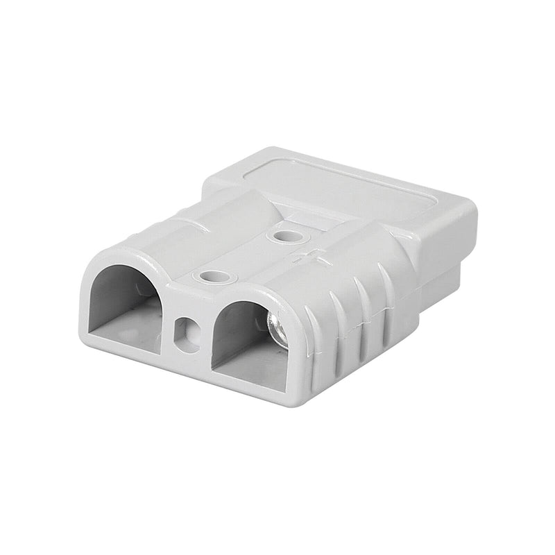 Bohaner 10 x Anderson Plug 50A Battery Connector, Plug Cable Terminal, 600V 50Amp Quick Connection Plug for Anderson Forklift Caravan Trailer Gray