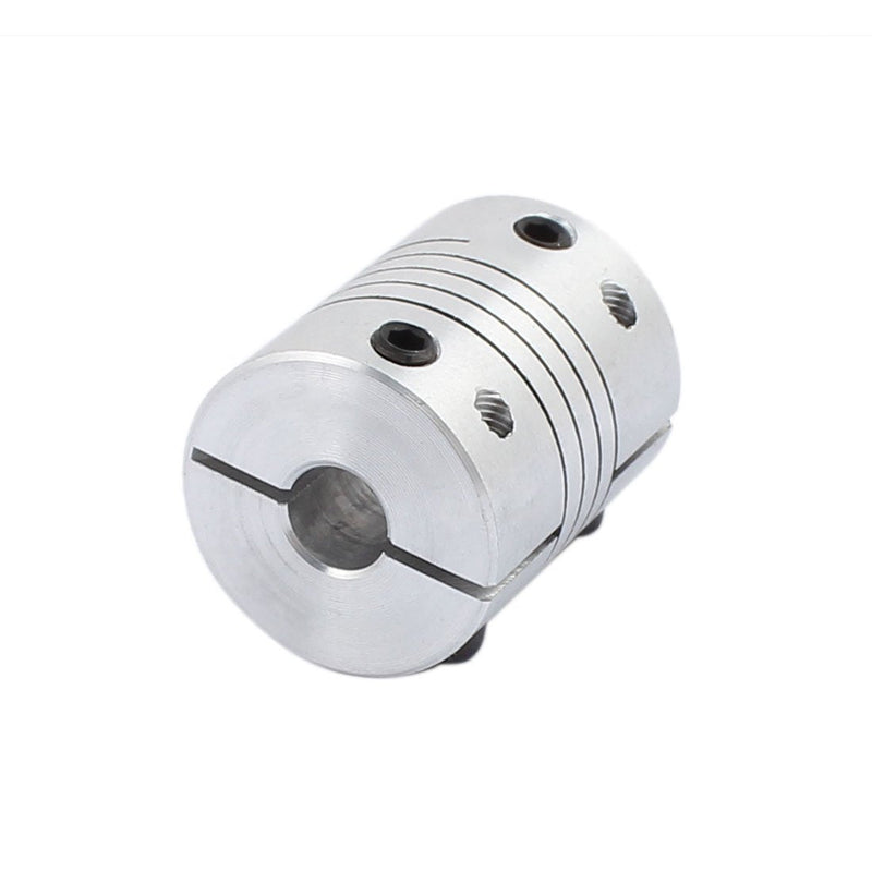 uxcell 6.35mm to 8mm Shaft Coupling 25mm Length 20mm Diameter Stepper Motor Coupler Aluminum Alloy Joint Connector for 3D Printer CNC Machine DIY Encoder 6.35-8mm