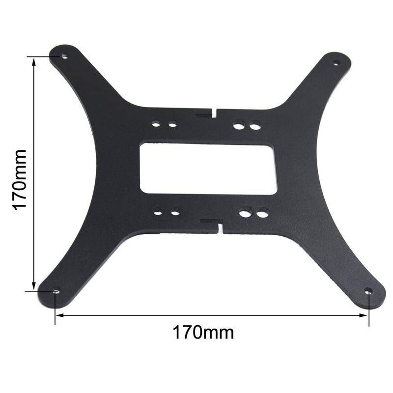 Befenybay Modular Y Carriage Plate Upgrade Kit for 2040V Aluminum Profile for 3D Printer