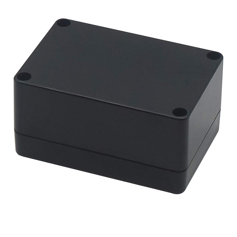 Zulkit Waterproof Plastic Project Box ABS IP65 Electrical Junction box Enclosure Black 3.94 x 2.68 x 1.97 inch (100x68x50mm) (Pack of 1) 3.94" x 2.68" x 1.97"(Pack of 1)