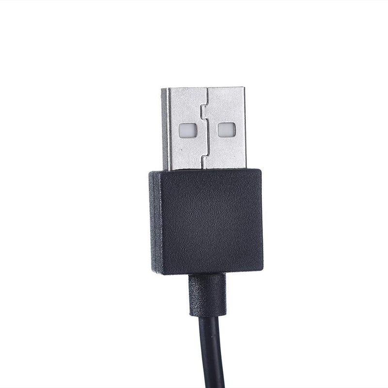 PROTEAR 3.5mm Male AUX Audio Jack Cable to USB 2.0 Adapter Cord Wireless Bluetooth Headphones, Rechargeable Earmuff, Replacement Charging Cable, Black