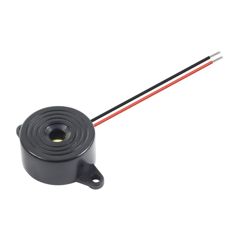 BNYZWOT Active Piezo Buzzer 90 db with Industrial Audio Inside 2-Wire Leads Electric Alarmer DC 3-24V 10Pcs