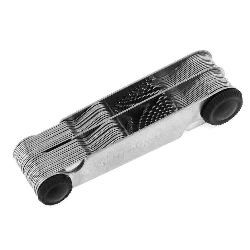 AnNafi® Screw Thread Pitch Cutting Gauge Tool, Stainless Steel Metric Screw Pitc | Test Measure & Inspect Tool | Gauges | Thread Gauge Pitch Cutting Tool Set