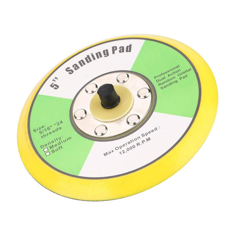 100/125mm polishing tray grinding polishing backing plate with M8 thread(5 inches) 5 inches