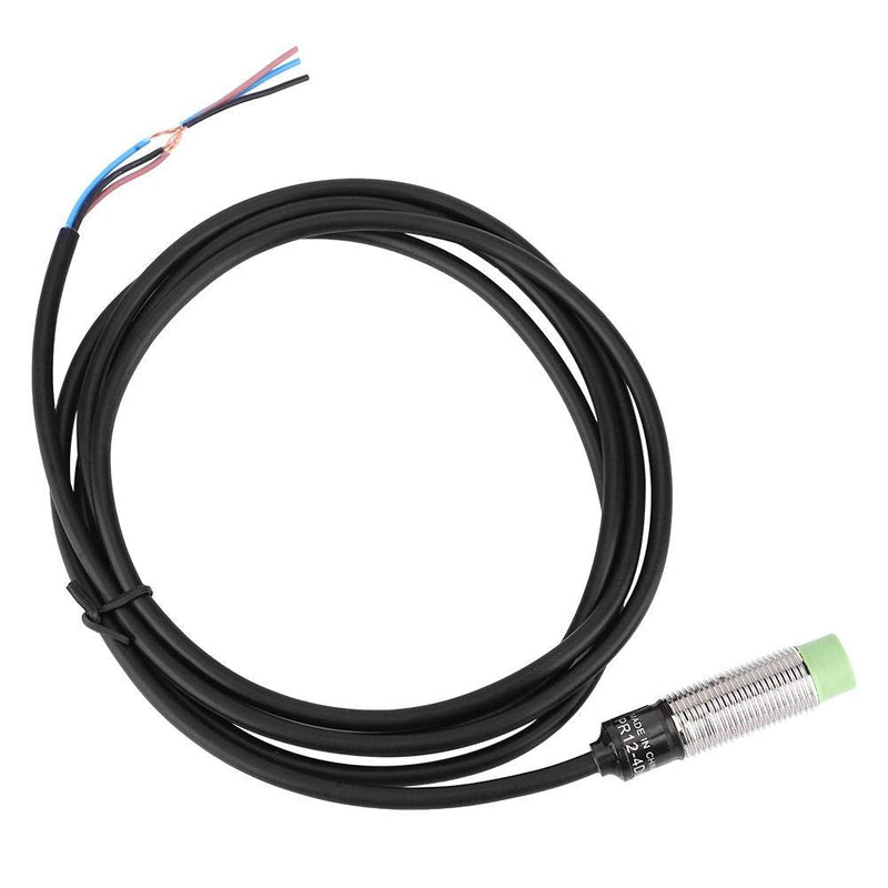 Inductive Proximity Switch, PR12-4DN 3-Wire NO NPN Sensor Switch Detection Distance 4mm