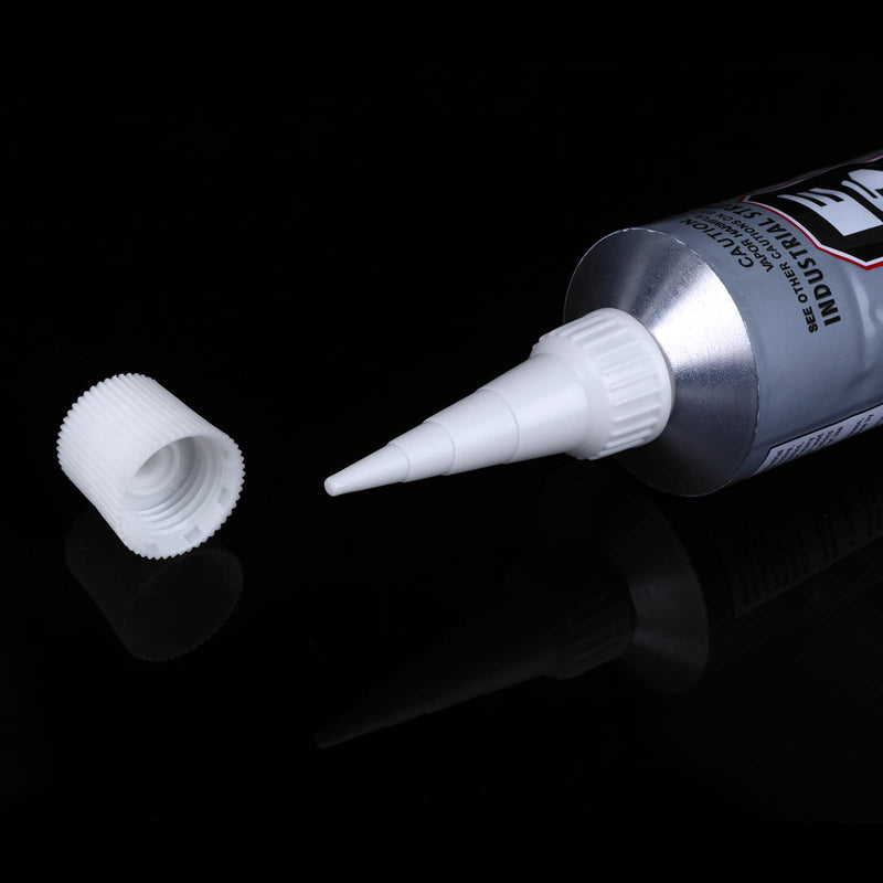 20 Pieces Snip Tip Applicator Adhesive Tube Tips Cap for E6000 Craft Glue 3.7 Ounce Adhesive Tubes, Snip Tip Applicator Cap