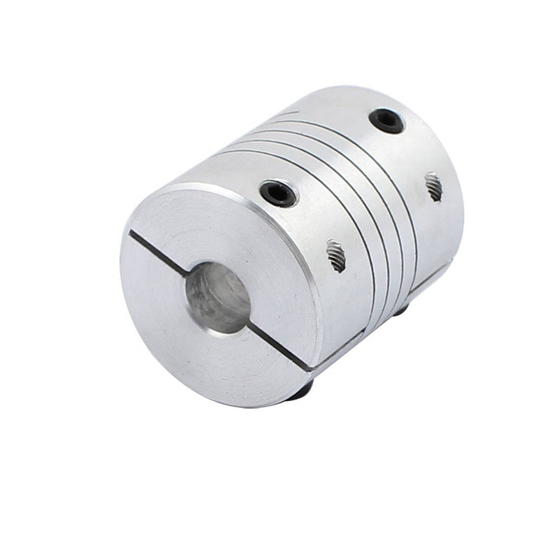 uxcell 8mm to 12mm Shaft Coupling 30mm Length 25mm Diameter Stepper Motor Coupler Aluminum Alloy Joint Connector for 3D Printer CNC Machine DIY Encoder 8-12mm