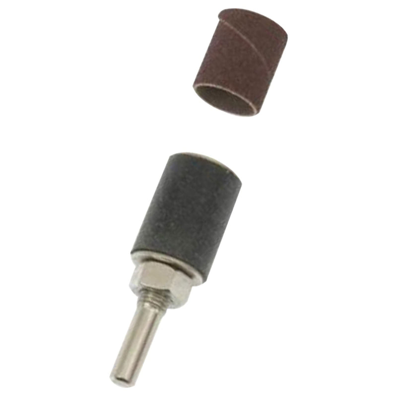 20-piece set: 4x sanding rollers 1/2" 3/4" 1" 1.5" with 16 sanding rollers K80 + K120