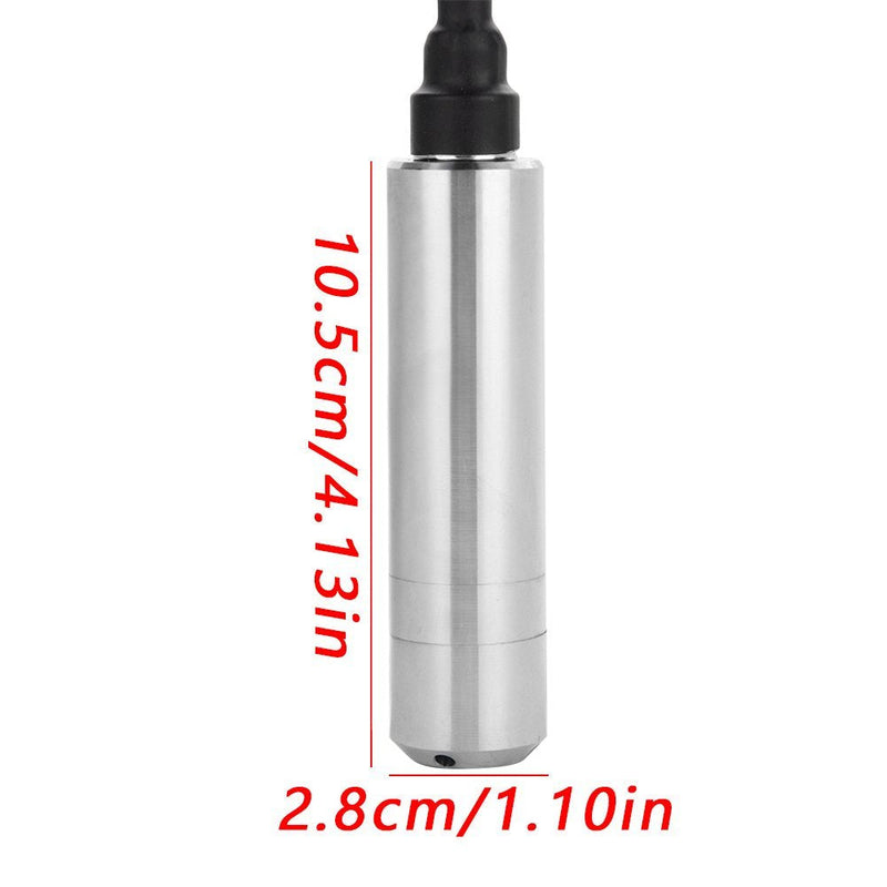 Liquid Level Sensor,DC24V 4 20mA Throw in Type Water Level Sensors, Anti Bending 0 5m Range Depth Input Liquid Level Transmitter,6m/19.7ft Input Liquid Level Transmitter