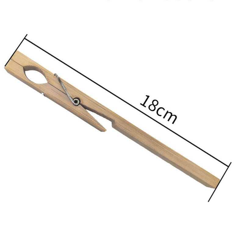 PZRT 2pcs 7 Inch Wooden Test Tube Clips Glass Test Tube Clamps Laboratory Biological Chemical Experiment Clamp Tools