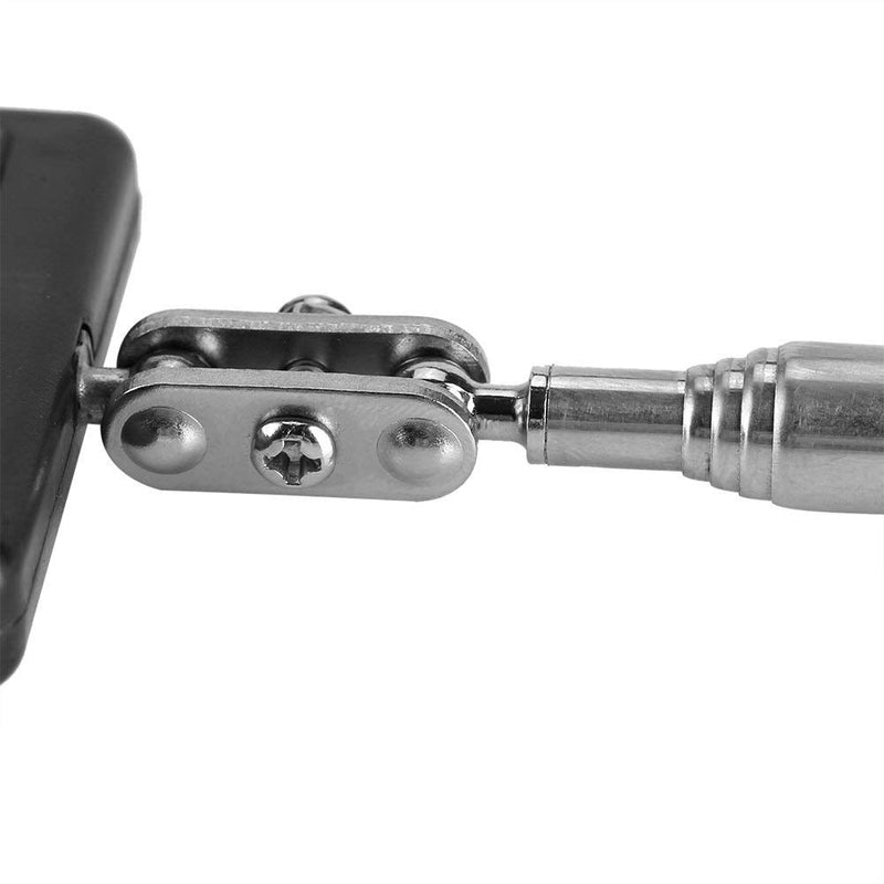Telescopic Inspection Mirror with LED, Machine Inspection Mirror 360° Rotation, Convenient for car maintenancetmachine Inspection Flexible Diabetic Mirror for feet