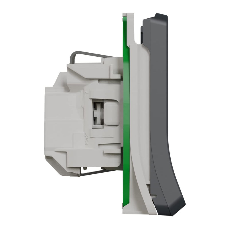 Schneider Electric - Mureva Styl - PC 2P+T Schuko - compostable - IP55 - IK08 - car connection - gray - MUR36134