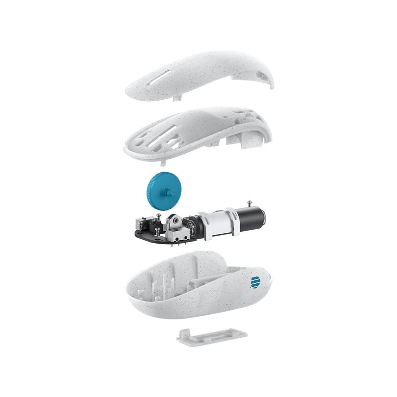 Microsoft Ocean Plastic Mouse. Made from 20% Recycled Ocean Waste, Comfortable Design, Right/Left Hand Use, Wireless Bluetooth Mouse for PC/Laptop/Desktop, Works with for Mac/Windows Computers Seashell